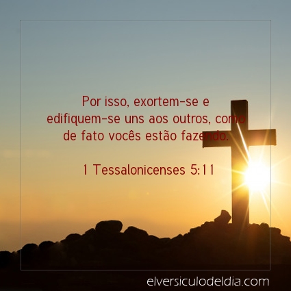 Imagem Verso do dia 1 Tessalonicenses 5:11