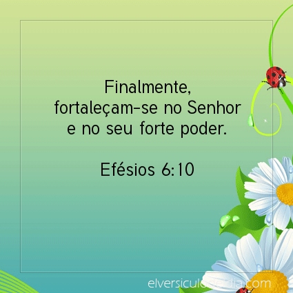 Imagem Verso do dia Efésios 6:10