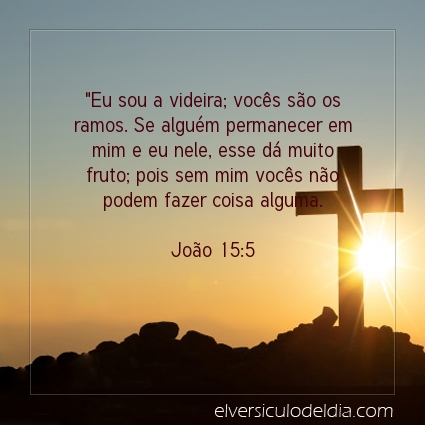 Imagem Verso do dia João 15:5
