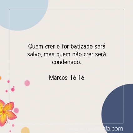 Imagem Verso do dia Marcos 16:16