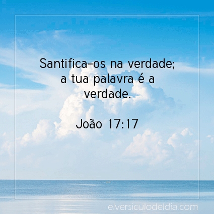 Imagem Verso do dia João 17:17