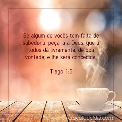 Imagem Verso do dia Tiago 1:5