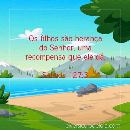 Imagem Verso do dia Salmos 127:3