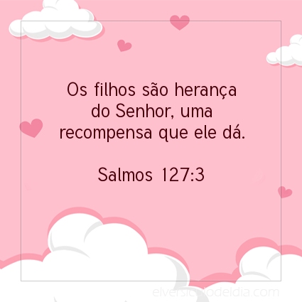 Imagem Verso do dia Salmos 127:3
