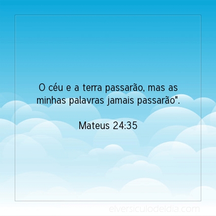 Imagem Verso do dia Mateus 24:35
