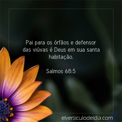 Imagem Verso do dia Salmos 68:5