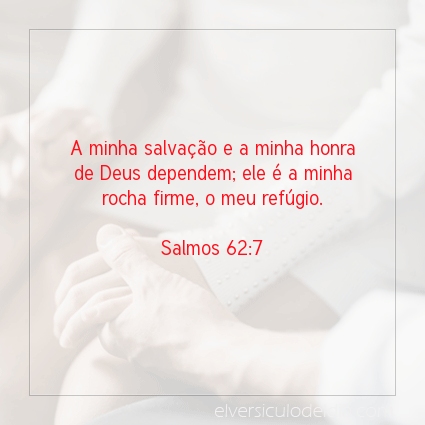 Imagem Verso do dia Salmos 62:7